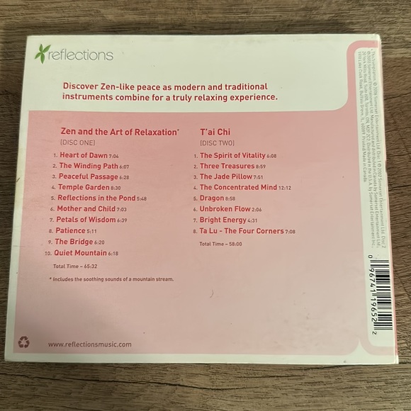 Zen Music For Relaxation 2 CD Set - Picture 2 of 3